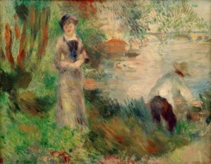 En la Isla de Chatou de Pierre Auguste Renoir