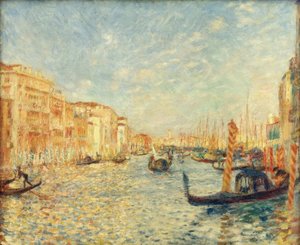 En el Gran Canal, Venecia de Pierre Auguste Renoir