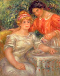 Hora del té de Pierre Auguste Renoir