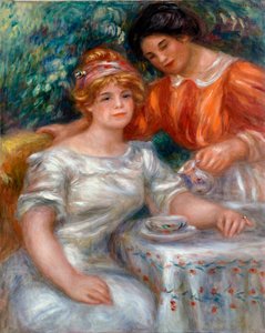 La hora del té de Pierre Auguste Renoir