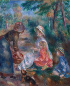 El vendedor de manzanas, c. 1890 de Pierre Auguste Renoir