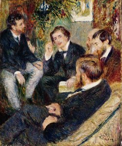 El Estudio del Artista, Rue Saint-Georges, 1876 de Pierre Auguste Renoir