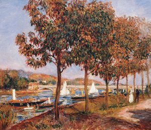 El puente en Argenteuil de Pierre Auguste Renoir