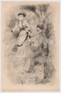 El descenso de la cumbre: Jean Martin sostiene a Hélène, la hija del banquero (ilustración para "L