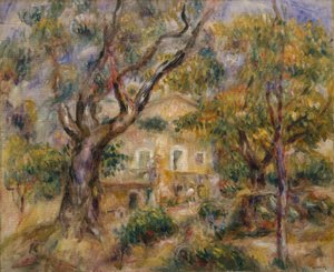 La Granja en Les Collettes, Cagnes, 1908-14 de Pierre Auguste Renoir