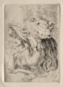 El alfiler de sombrero (La hija de Berthe Morisot y su prima), 1ª placa