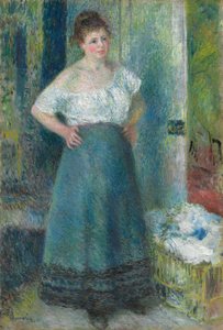 La lavandera de Pierre Auguste Renoir