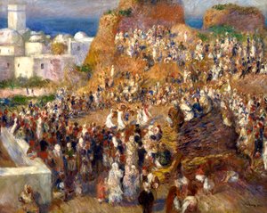 La mezquita, o festival árabe, 1881 de Pierre Auguste Renoir