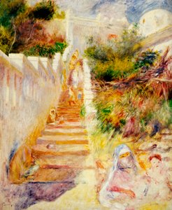 Los Escalones, Argel de Pierre Auguste Renoir