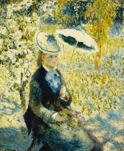 El paraguas, 1878 de Pierre Auguste Renoir