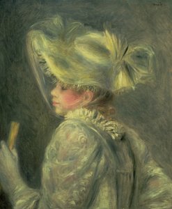El sombrero blanco de Pierre Auguste Renoir