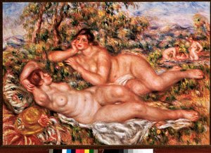 Los bañistas de Pierre Auguste Renoir