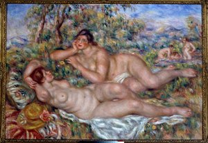 Los bañistas de Pierre Auguste Renoir