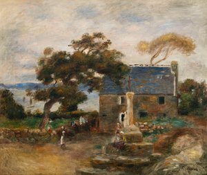 Treboul, cerca de Douardenez, Bretaña de Pierre Auguste Renoir