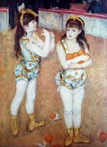 Dos niñas de circo de Pierre Auguste Renoir