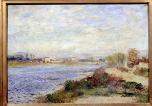 Vista del Sena en Argenteuil de Pierre Auguste Renoir