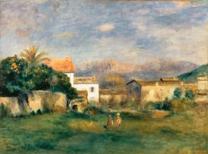 Vista de Cagnes de Pierre Auguste Renoir