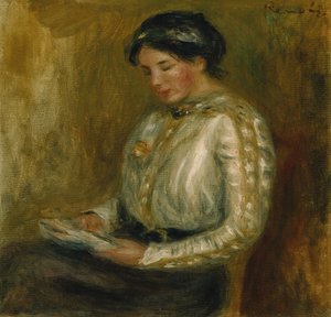 Mujer Leyendo de Pierre Auguste Renoir