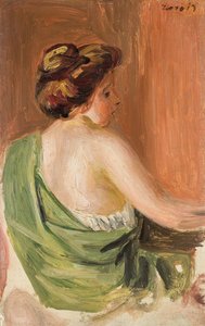 Mujer de espaldas de Pierre Auguste Renoir