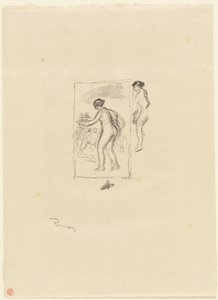Mujer con vid, cuarta variante de Pierre Auguste Renoir