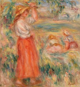 Mujeres en los campos (Femmes aux champs) de Pierre Auguste Renoir
