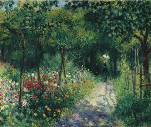 Mujeres en el jardín, 1873 de Pierre Auguste Renoir