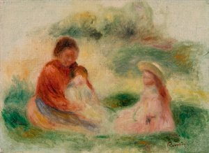 familia joven de Pierre Auguste Renoir