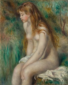 Niña bañándose, 1892