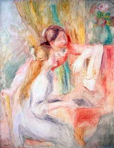 Jóvenes chicas al piano de Pierre Auguste Renoir