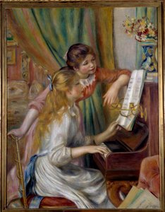Jovencitas al piano de Pierre Auguste Renoir