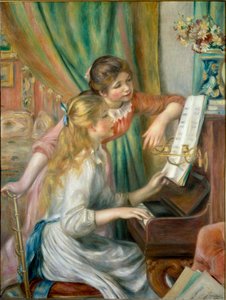 Jovencitas al piano de Pierre Auguste Renoir