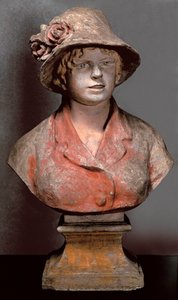 Escultura de Aline Charigot, Sra. Renoir, c.1900 de Pierre Auguste Renoir
