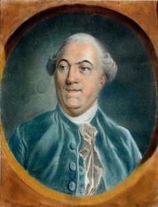 Retrato de Jacques Necker (1732-1804) Ministro Pintura al pastel de Pierre Baudemant (1729-1808) Siglo XVIII Troyes musee des Beaux Arts