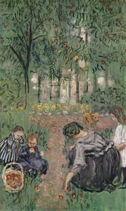 Recolección de manzanas de Pierre Bonnard