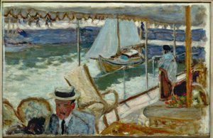 En un yate de Pierre Bonnard