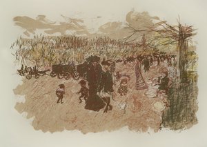 Avenida en el Bois de Boulogne, 198999 de Pierre Bonnard