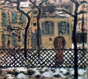 Detrás de la cerca de Pierre Bonnard