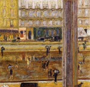 Boulevard des Batignolles (La Lluvia), c.1926 de Pierre Bonnard