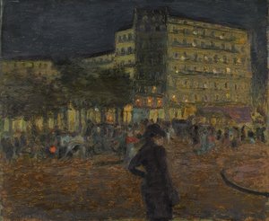 La Place Pigalle de noche de Pierre Bonnard