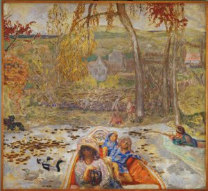 En barca de Pierre Bonnard
