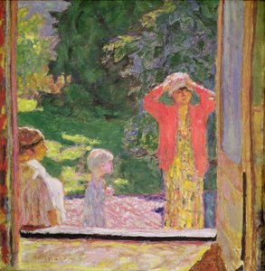 Frente a la Ventana, 1918 de Pierre Bonnard