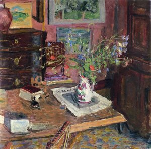 Interior con flores, c.1910