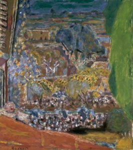 Paisaje con techos rojos de Pierre Bonnard