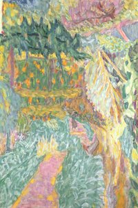 El jardín en Cannet de Pierre Bonnard