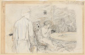 Le permissionnaire (el herido en su familia) de Pierre Bonnard