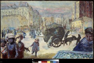 Mañana en París (Mañana en París). Pintura de Pierre Bonnard (1867-1947)