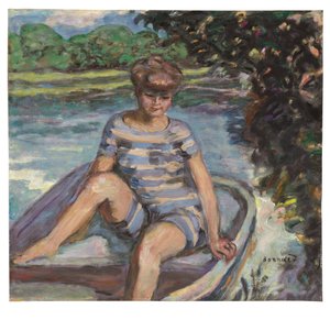 En el barco de Pierre Bonnard