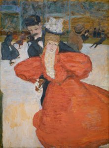Palacio de los espejos, o Los patinadores de Pierre Bonnard