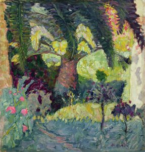 Palmeras en Le Cannet, 1924 de Pierre Bonnard
