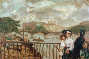 París, el Puente de las Artes de Pierre Bonnard